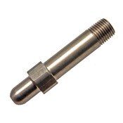 SS CGA347 NIPPLE X 1/4 MNPT 5500PSI Stainless Steel